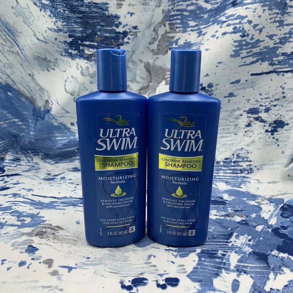 Ultraswim Chlorine Removal Shampoo Moisturizing Formula 7 Oz 2 Pack